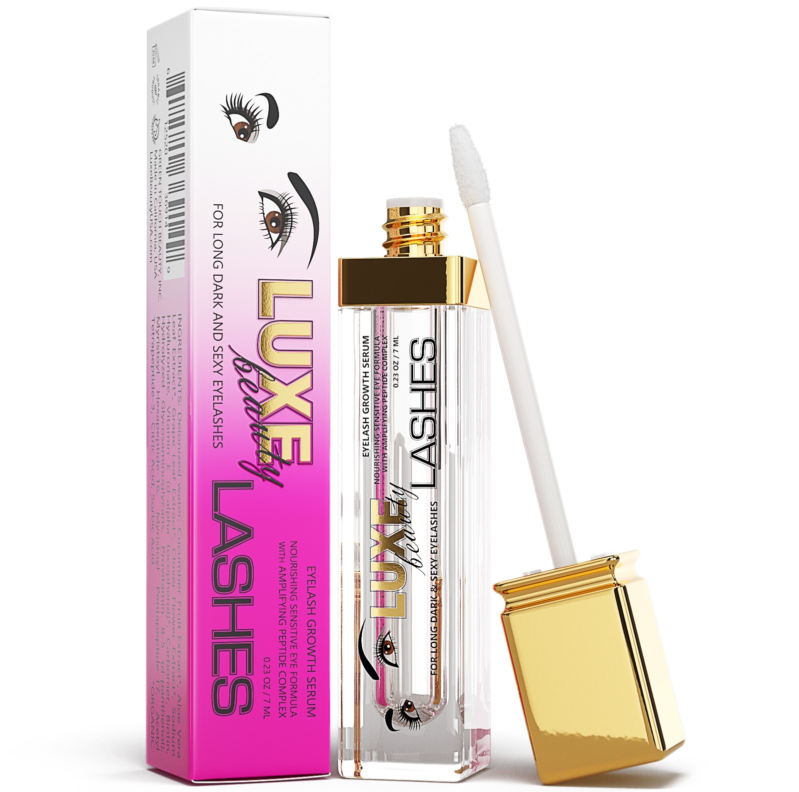 Luxe Beauty Lashes | Lash Growth Serum | Premium Formula | Fast Results