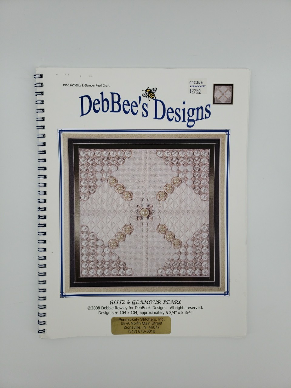 DebBee's Designs DD-126C Glitz & Glamour Pearl Canvaswork Chart