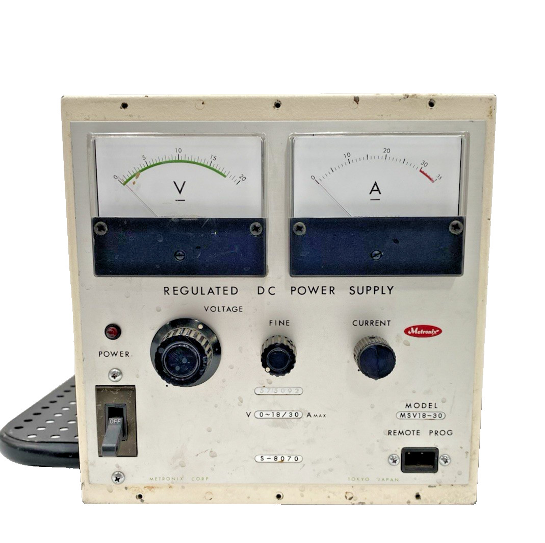 METRONIX MNP MSV18-30 REGULATED POWER SUPPLY