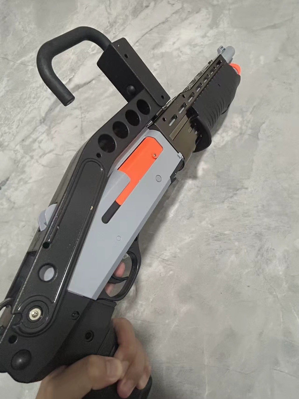 🔥 Soft Bullet Blaster Shotgun – Dual-Mode Shell Eject Toy Gun