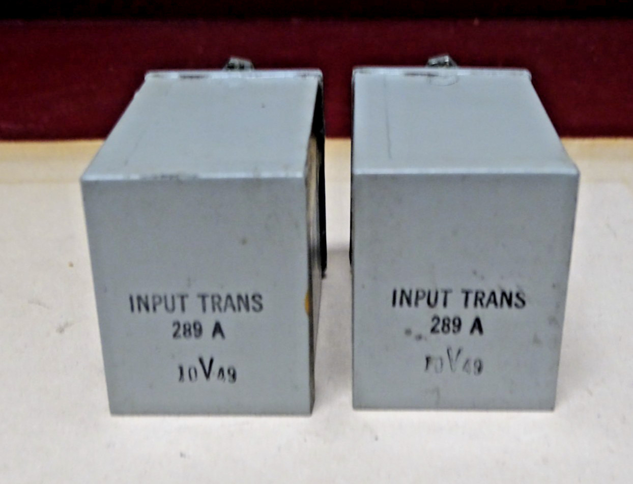 Pair, Western Electric Type 289A Input Transformers, Good