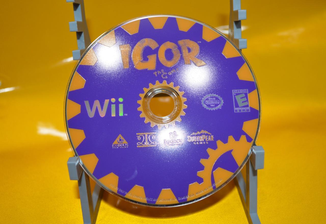 Igor : The Game ( Nintendo Wii, 2008 ) Tested Disk W/ Case & Manual !