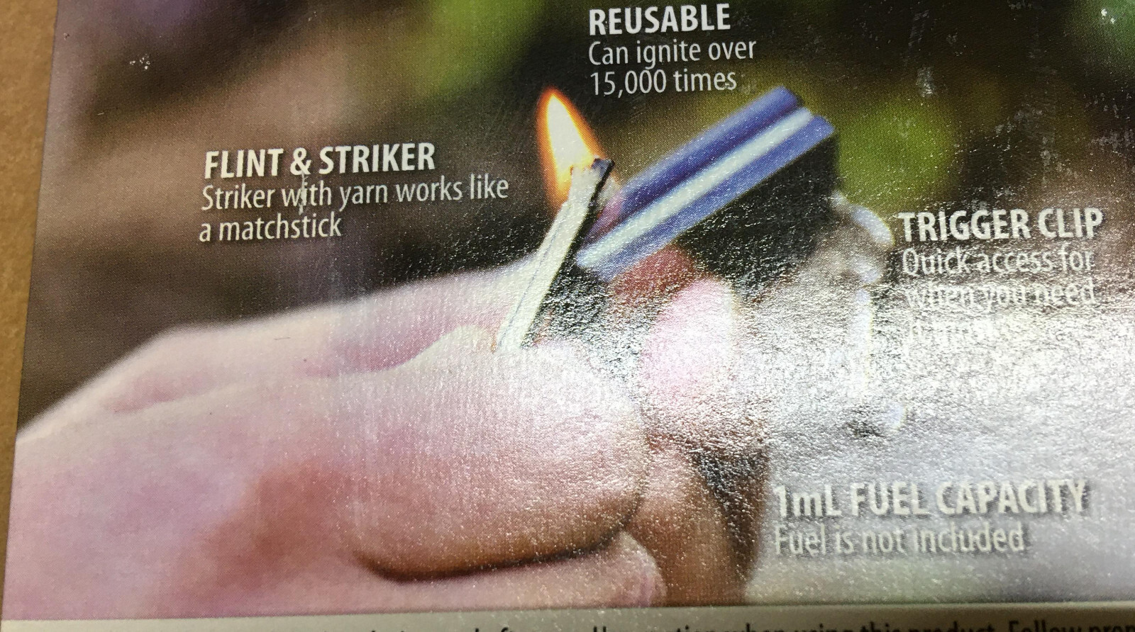 Flint Striker Fire Starter matchstick firestarter survival hunt camping fish