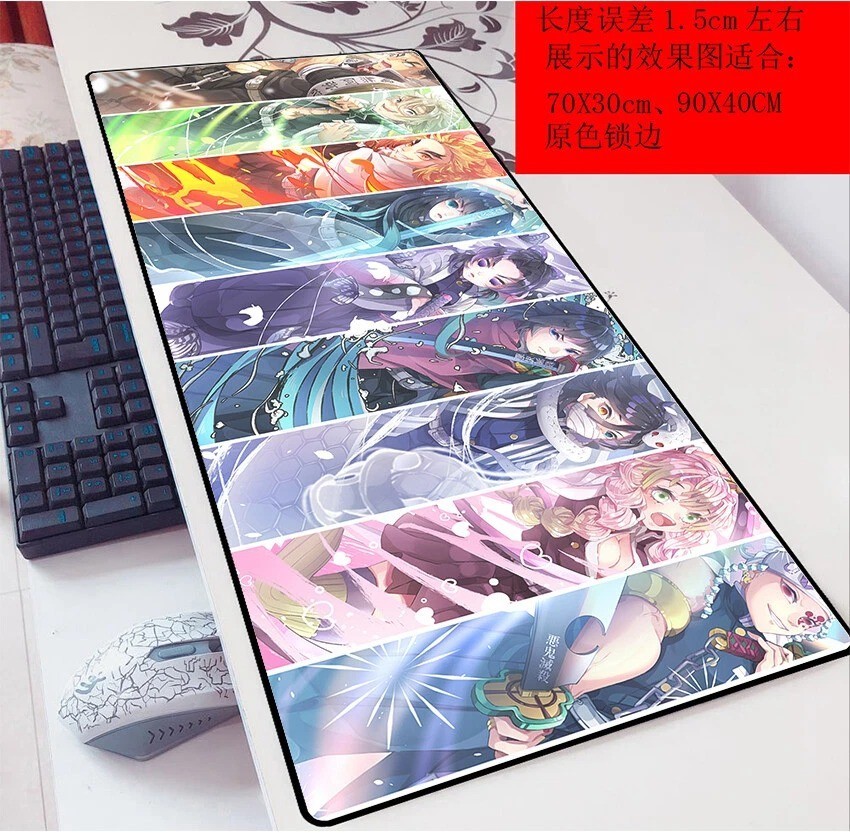 Demon Slayer Student Play Mat Cosplay Anime Gaming Desk Mat Mouse Pad