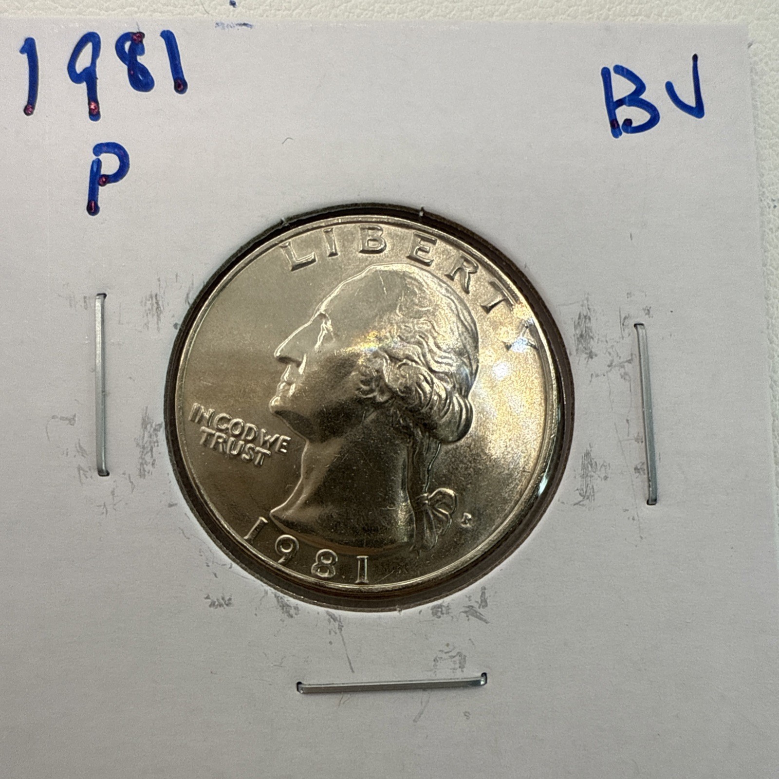 1981-P Washington Quarter BU (Brilliant Uncirculated) Philadelphia Mint