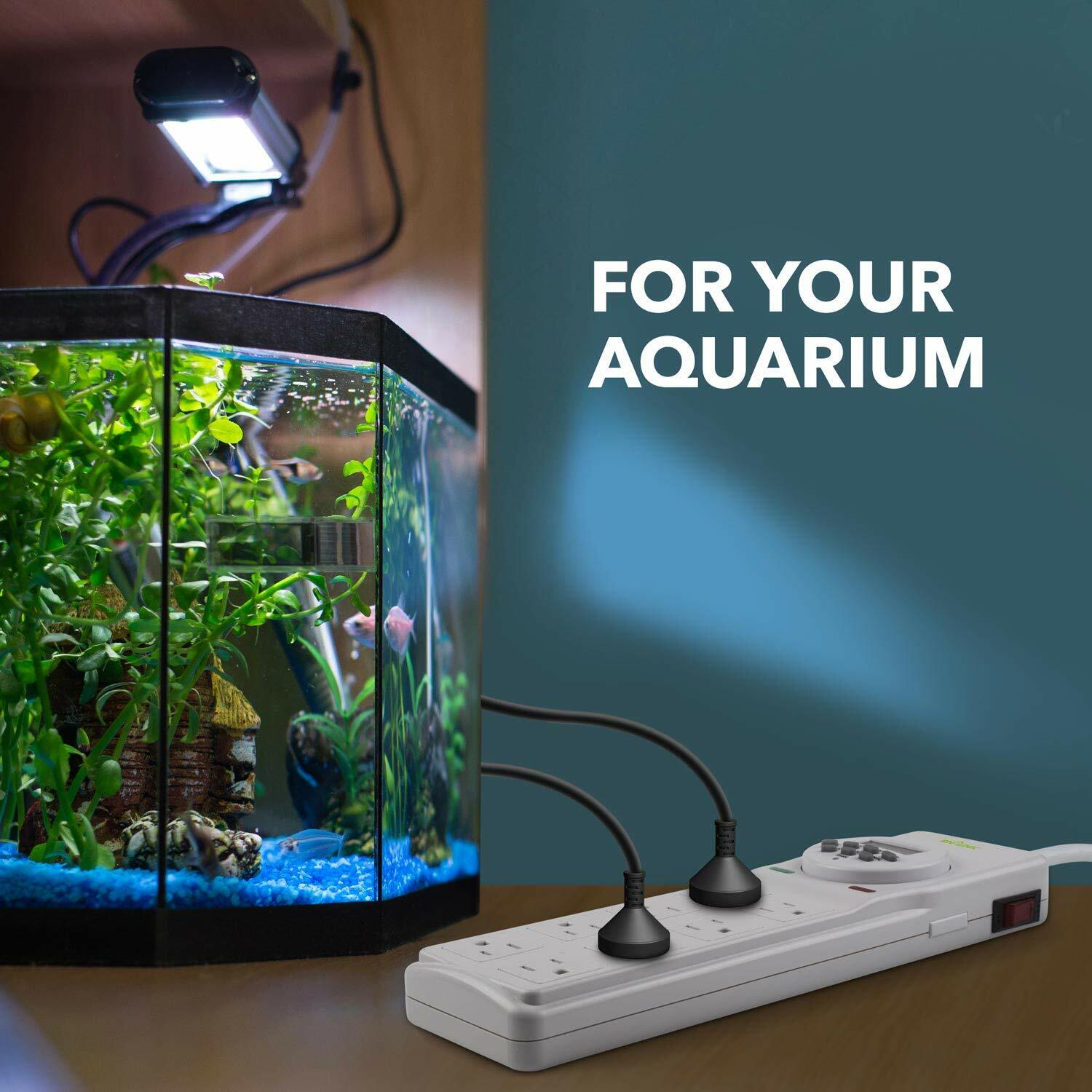 BN-LINK 8 Outlet Surge Protector with 7Day Digital Timer (4 Timed +4 Always On)