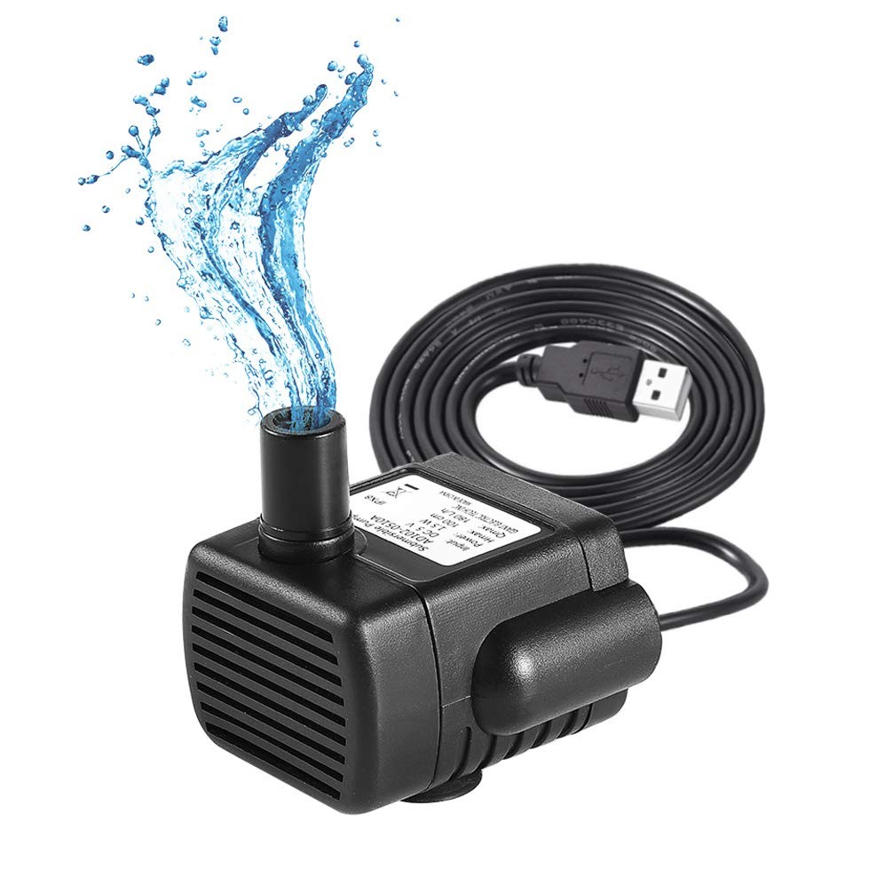 Mini USB Fountain Pump Compact Submersible Pumps Efficient 5V Water Pump for ...