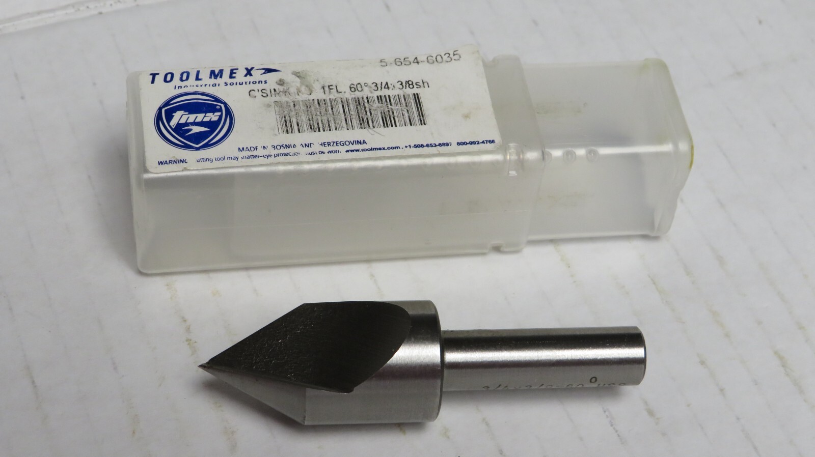 TOOLMEX ( 5-654-6035 ) HIGH SPEED STEEL 60º COUNTERSINK 3/4" HEAD DIAMETER