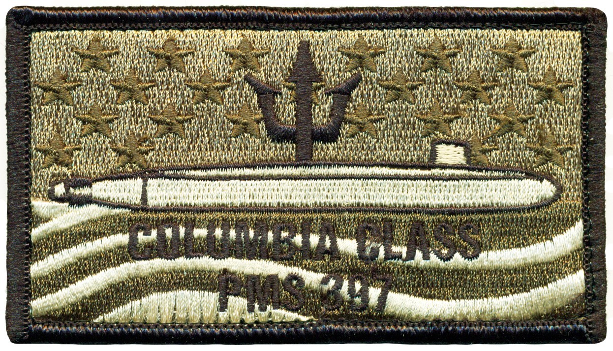 USN NAVAL SEA SYSTEMS COMMAND COLUMBIA CLASS PMS 397 PATCH
