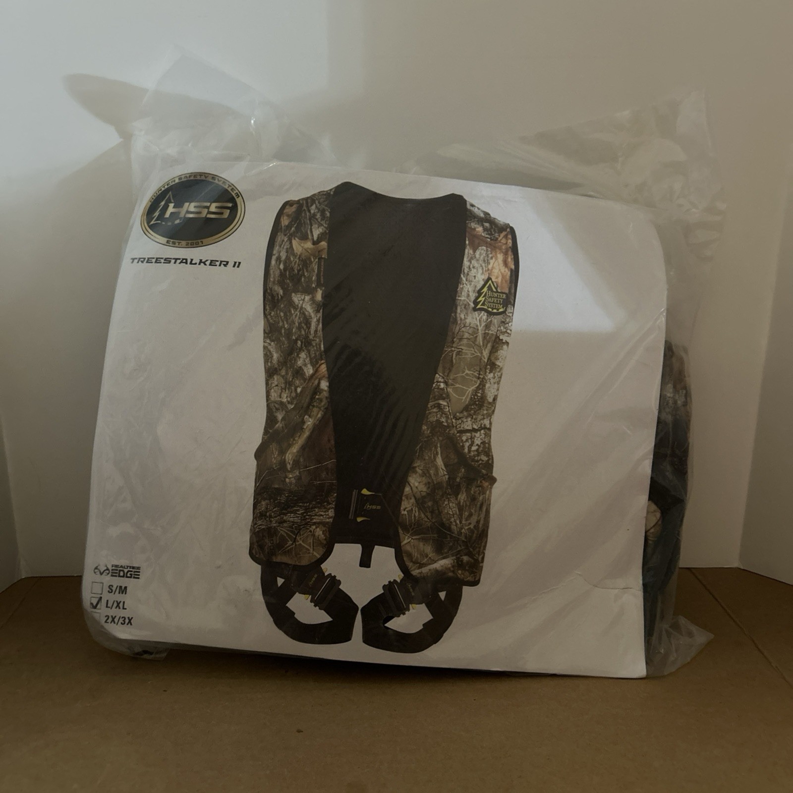 Realtree EDGE Hunter Safety System Vest - Treestalker II - L/XL - New & Sealed