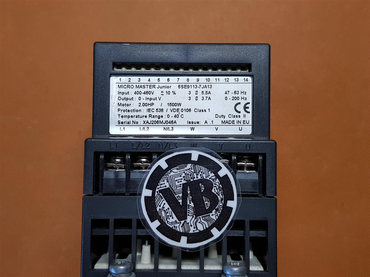 Siemens Micro Master Junior 6SE9113-7JA13