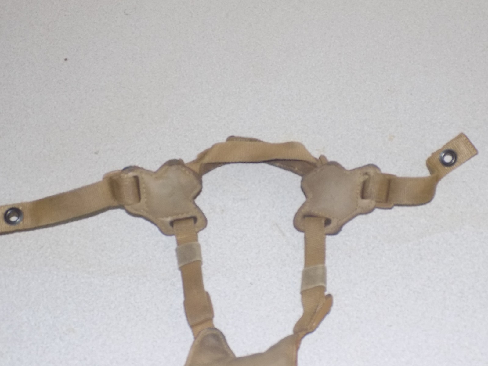 USMC Gentex Retention Helmet Chin Strap X Harness LWH Coyote Brown Medium/Large
