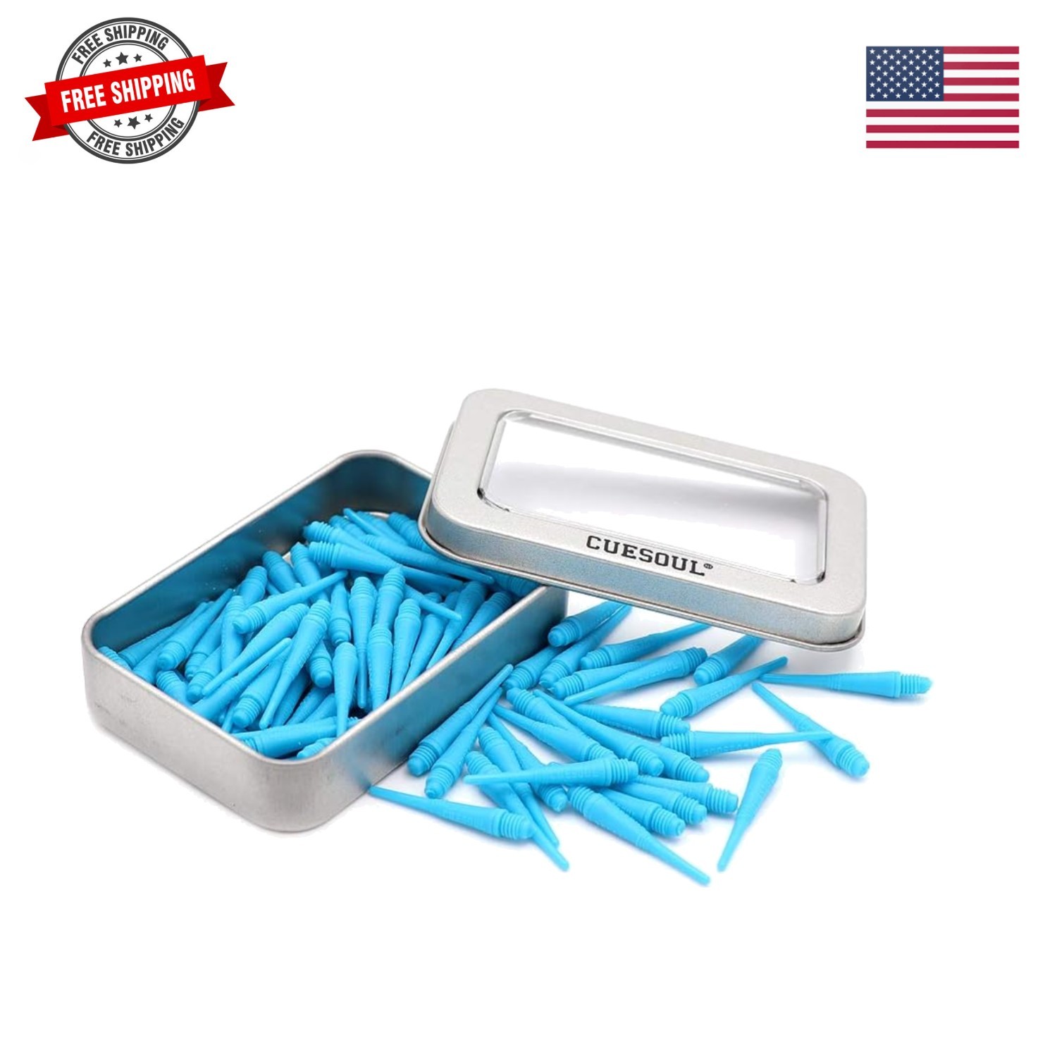 100 Pieces Soft Tip Points for Soft Tip Darts