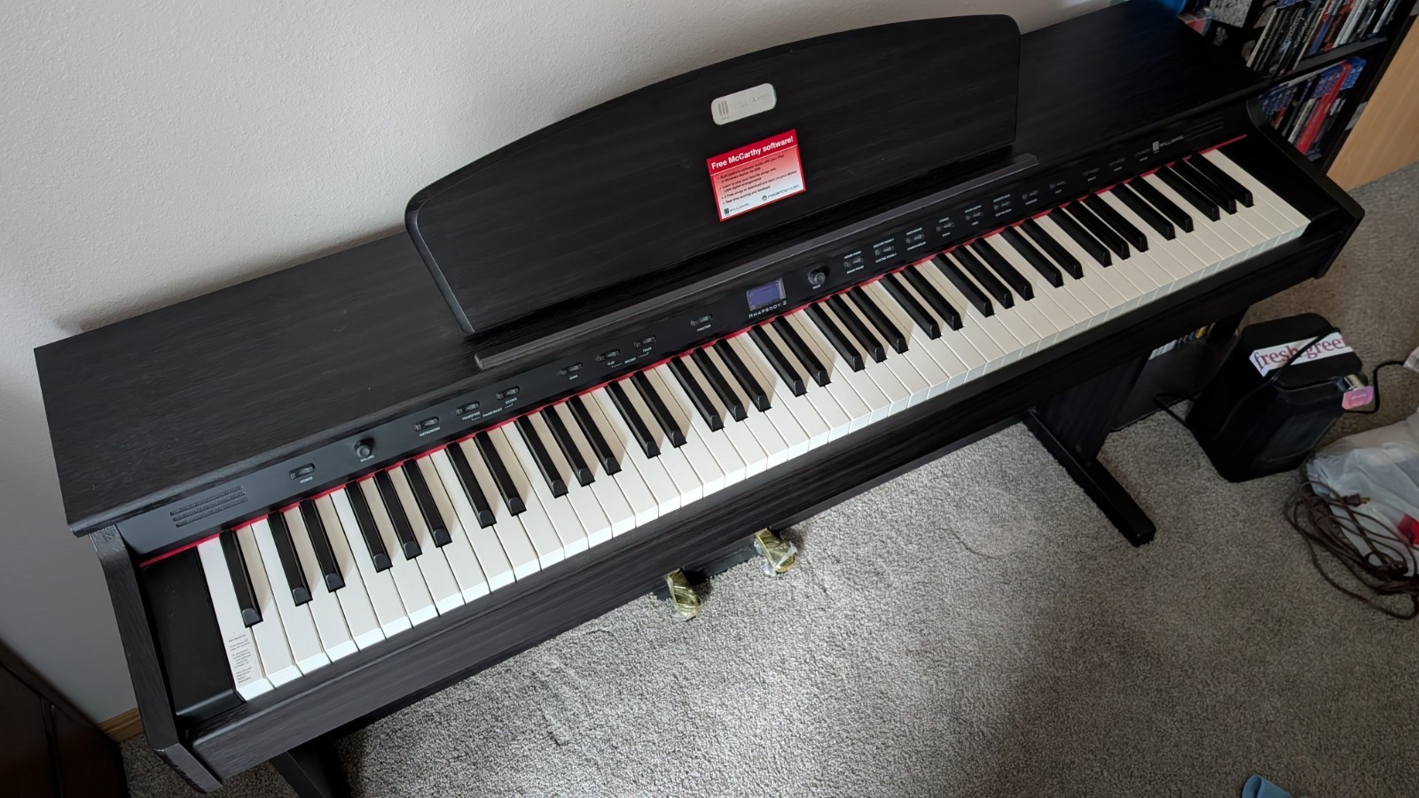 Williams Rhapsody 2 88-Key Console Digital Piano