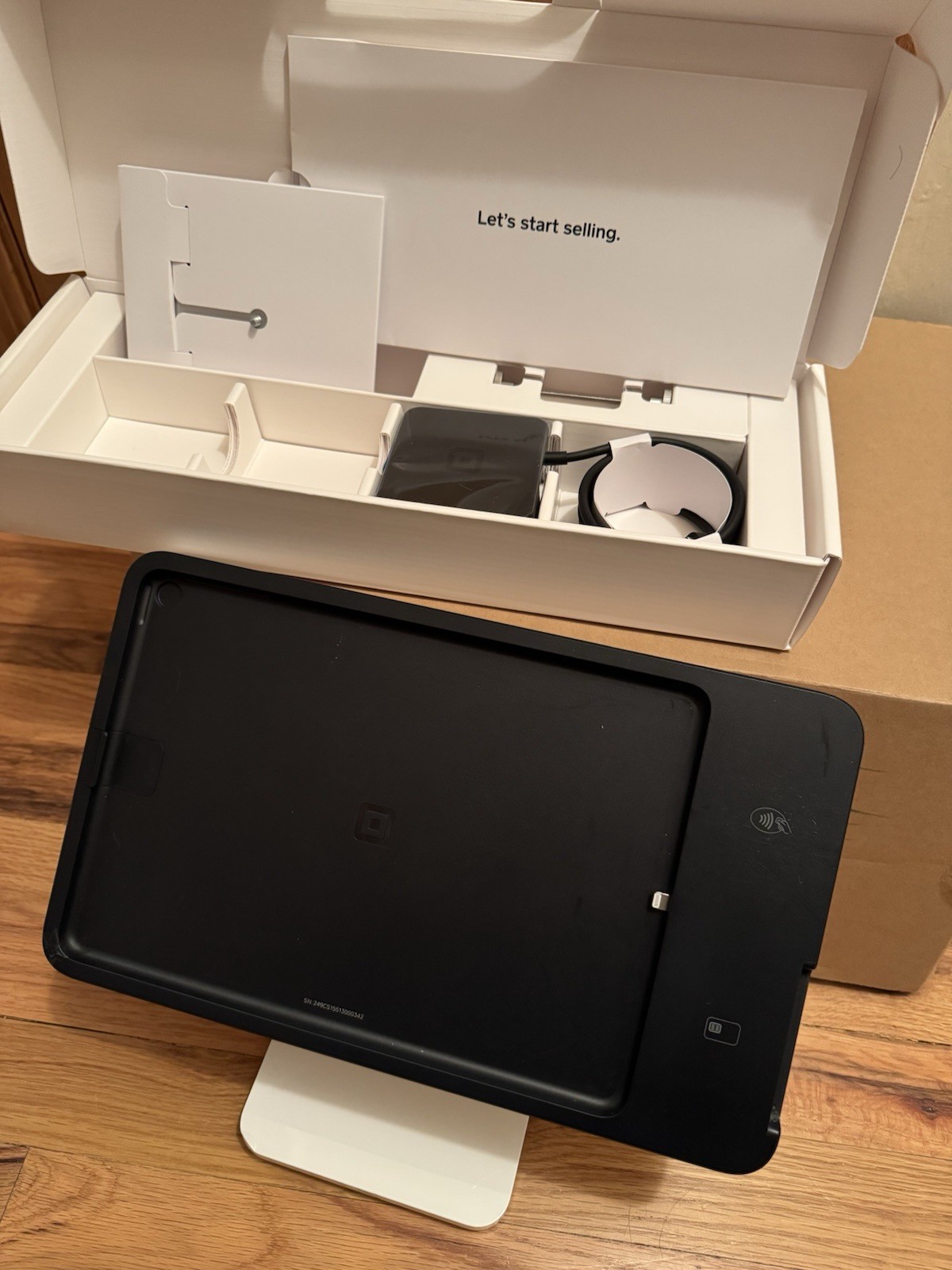 Square Retail POS Stand Black