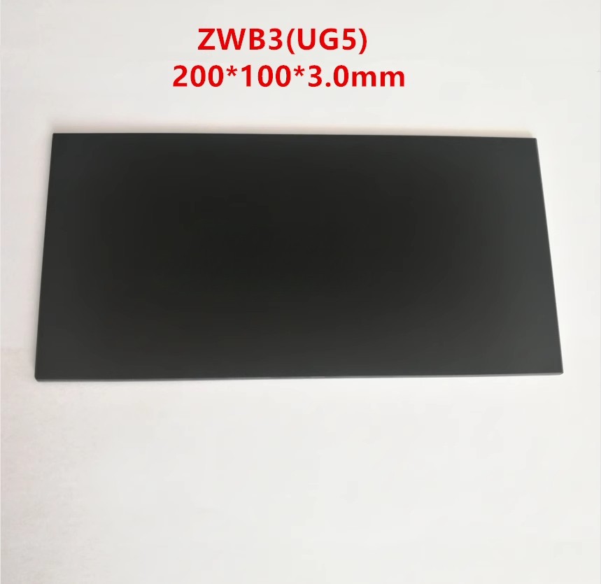 200x100x3.0mm UV filter ZWB3 UG5 visible light absorption
