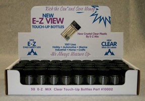 E-Z Clear Touch Up Bottle, box of 50 10002 E-Z MIX 10002 661532100023
