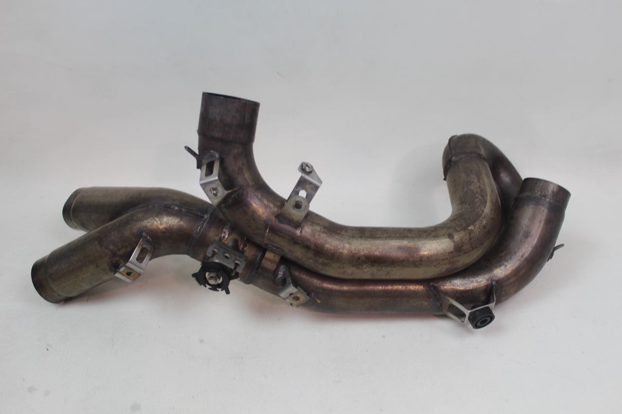 Ducati 1098S 1098 848 1198 OEM Exhaust Header Midpipe Muffler DENT 57012601A