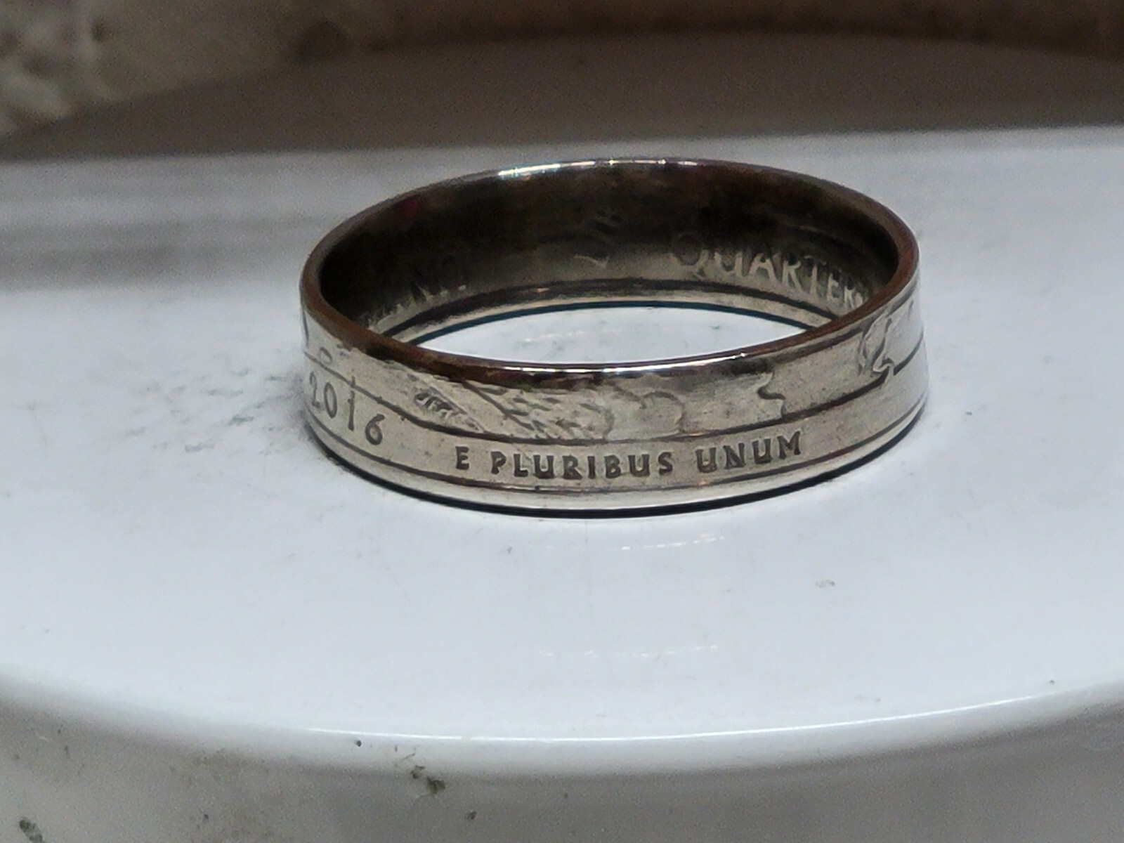 FORT MOULTRIE, SC. - Size 9 State Quarter Coin Ring