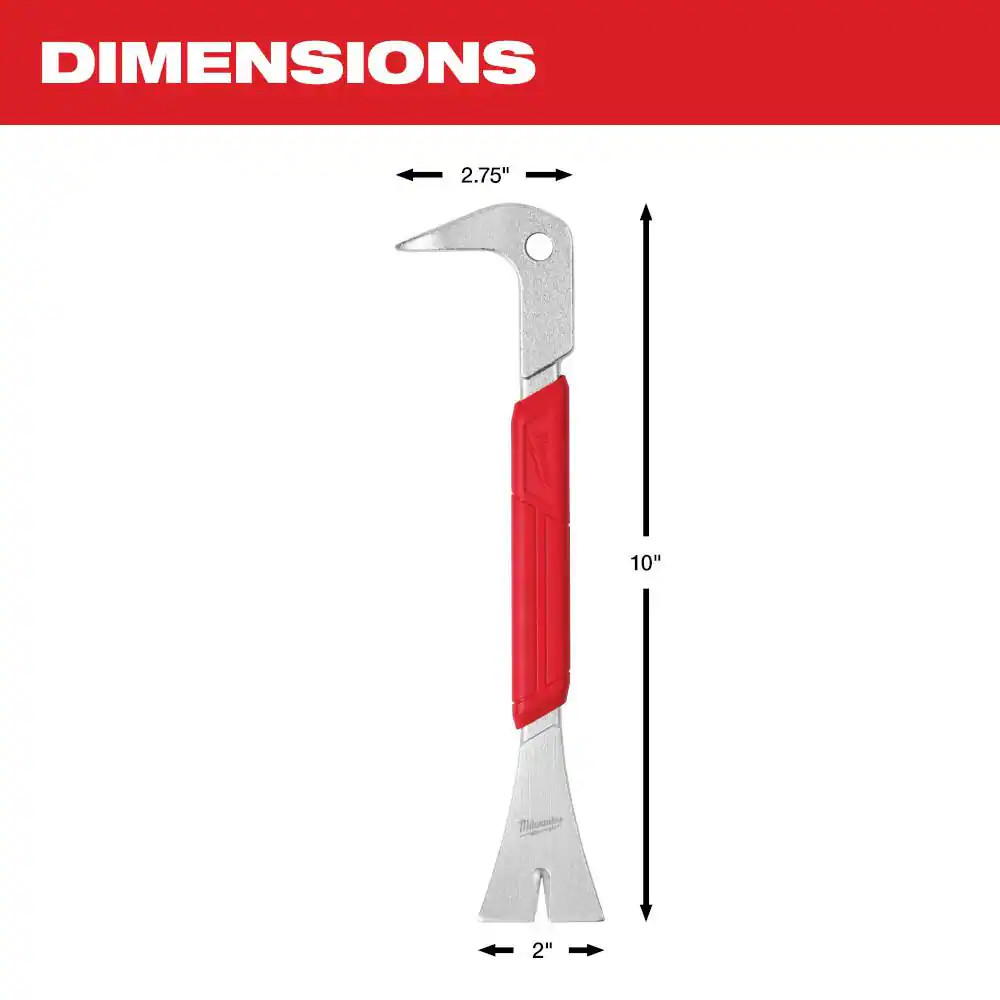 10 In. Molding Puller Pry Bar