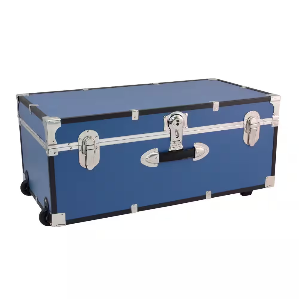 Seward Explorer 30 In. Trunk with Wheels & Lock, Misty Blue