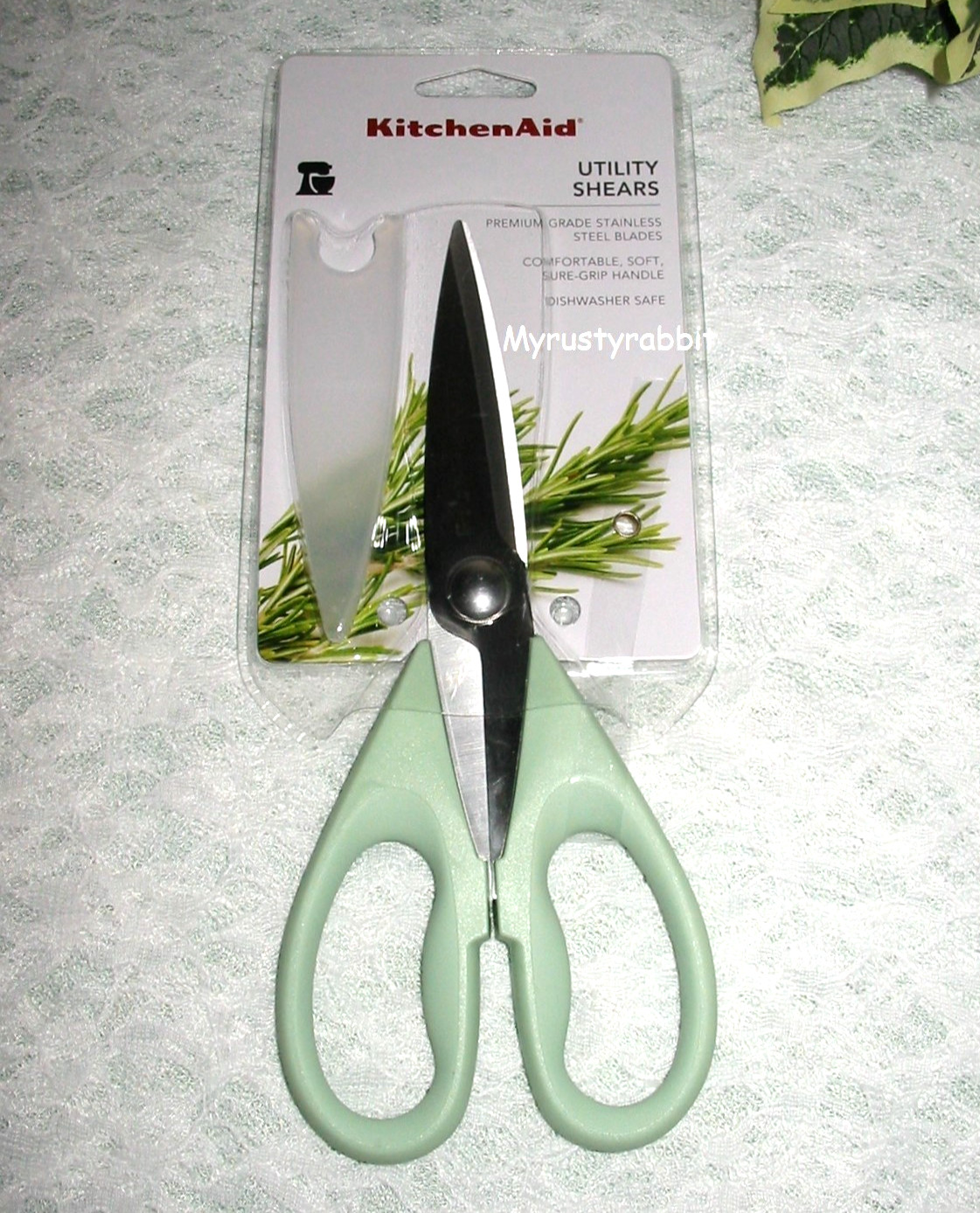 Kitchenaid All Purpose Utility Shears / Scissors Pistachio Green HPIA  ~ New