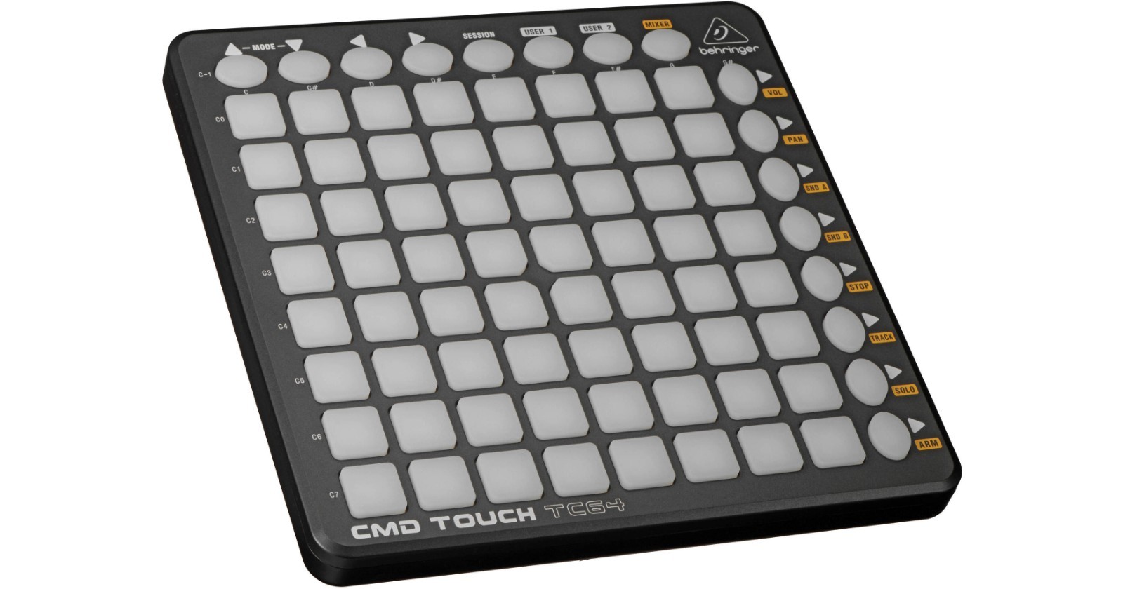 Behringer CMD Touch TC64 USB Grid Controller | Launchpad Alternative