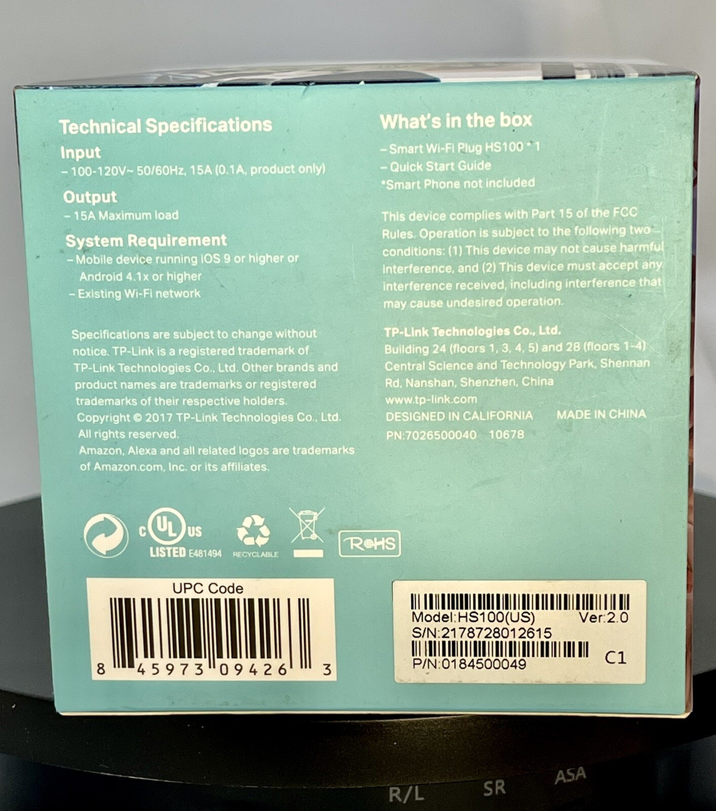 TP-Link Smart Wi-Fi Plug-2019 Generation-In Box, Never Used.