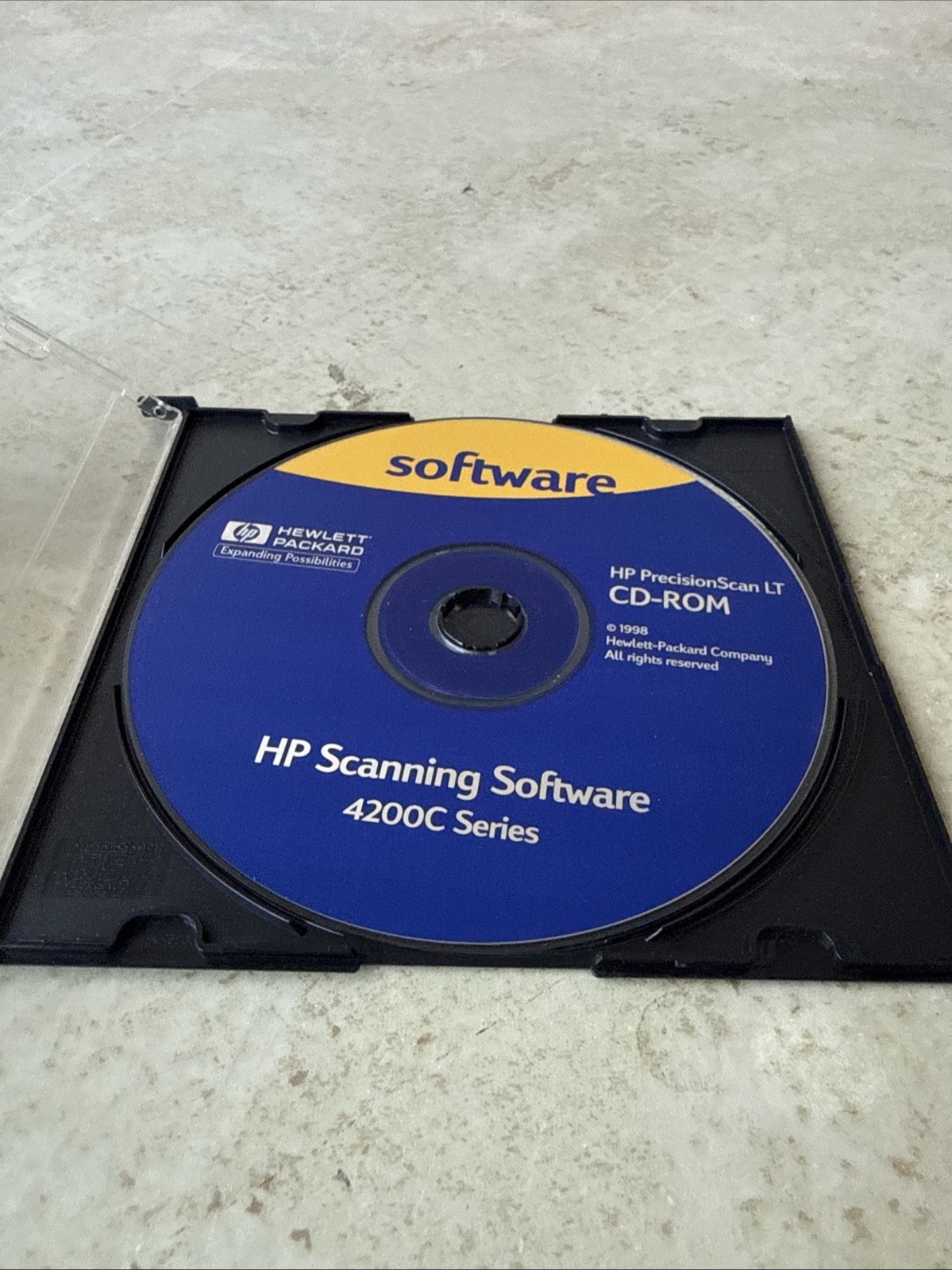 HP PrecisionScan LT CD-ROM - HP Scanning Software 4200C Series