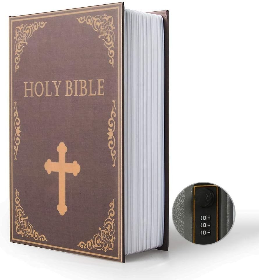 Small Diversion Book Safe Dictionary Hidden Storage Box Combination Lock
