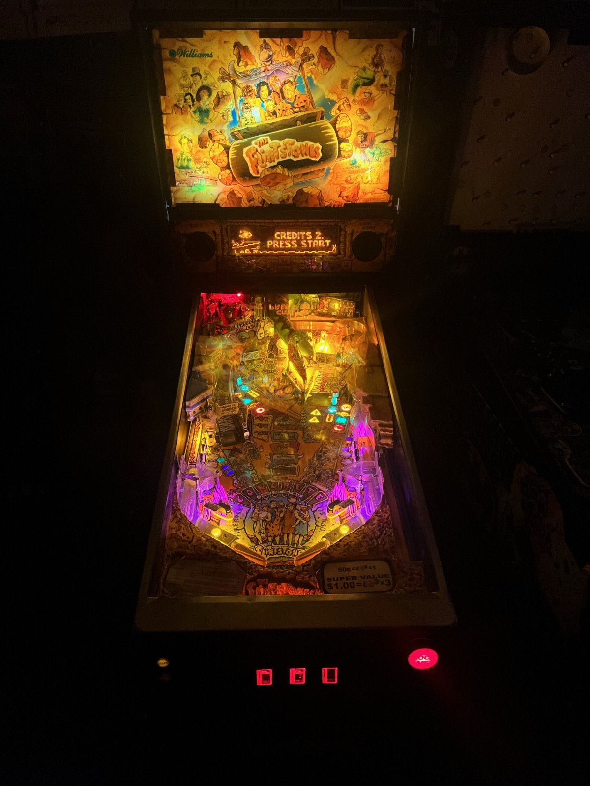 FLINTSTONES Complete LED Lighting Kit custom SUPER BRIGHT PINBALL LED KIT