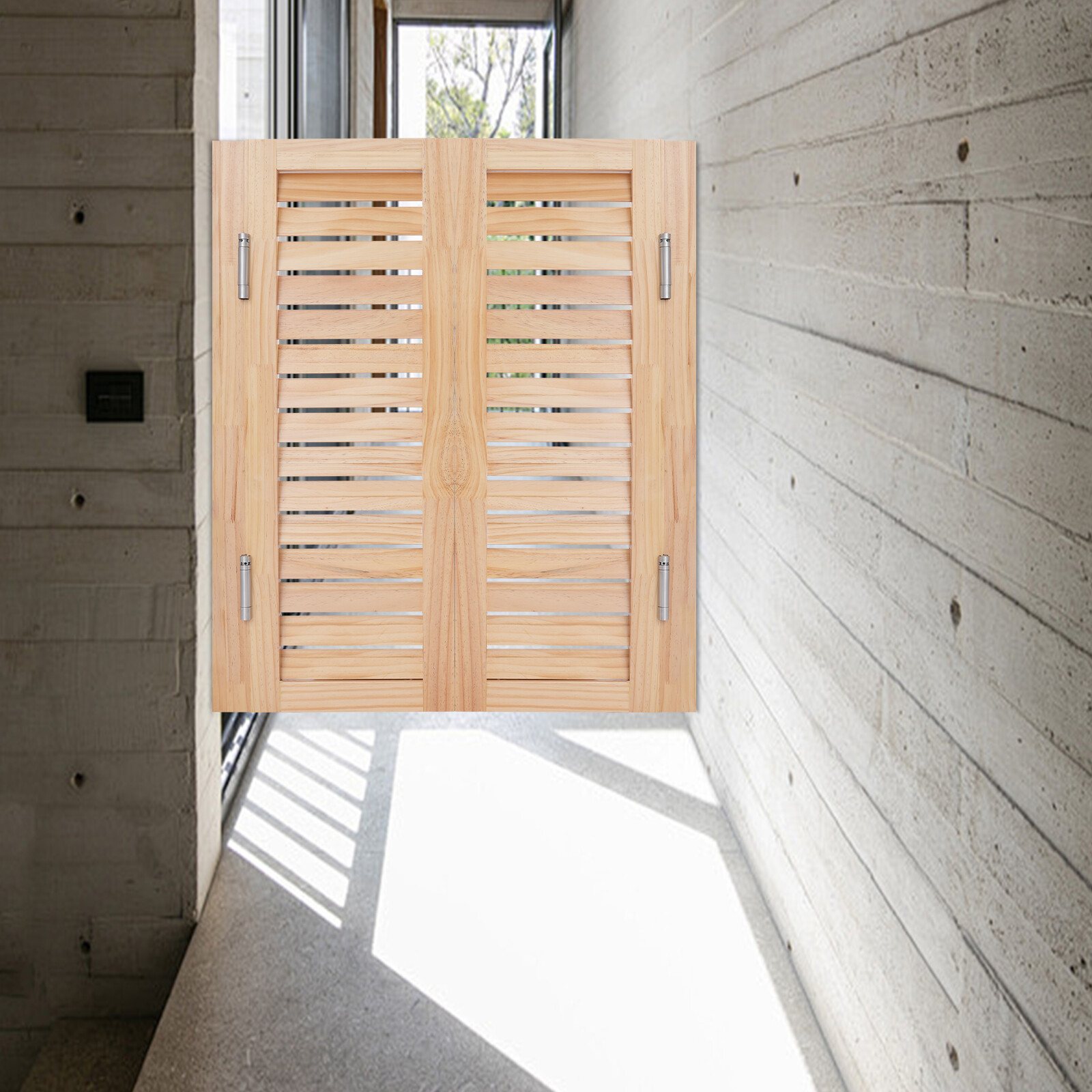 Countryside Double-hinged Partition Door Partition Door Double Half Door-75*90cm
