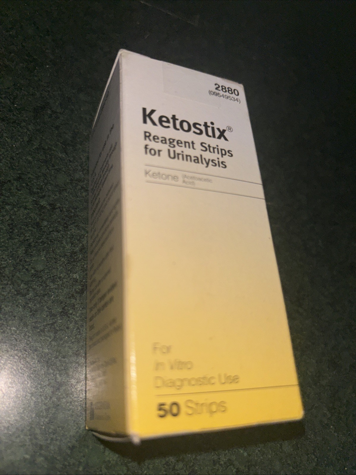Ketostix Reagent Strip for Urinalysis,Ketone Test-50ea New