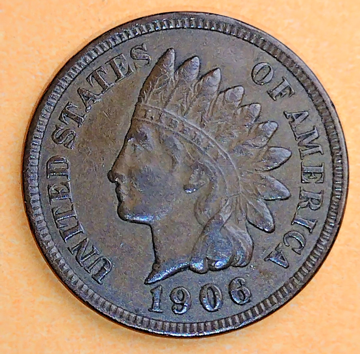 1906 1C BN Indian Cent
