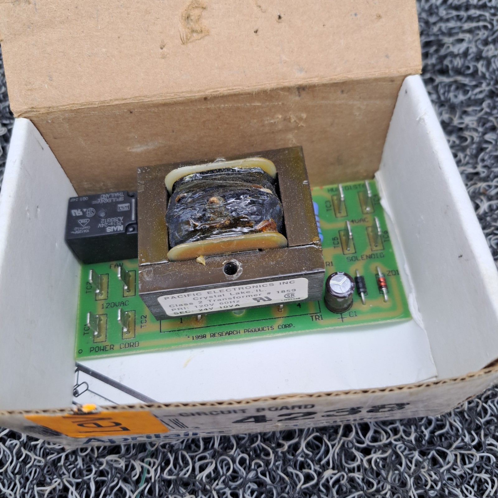 Aprilaire Model 4238 Humidifier Circuit Board