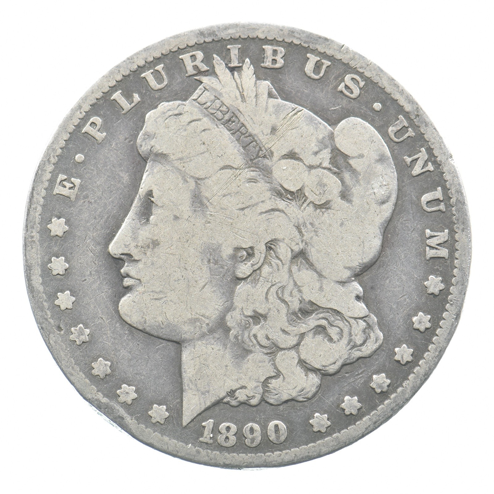 1890-CC Morgan Silver Dollar *9817
