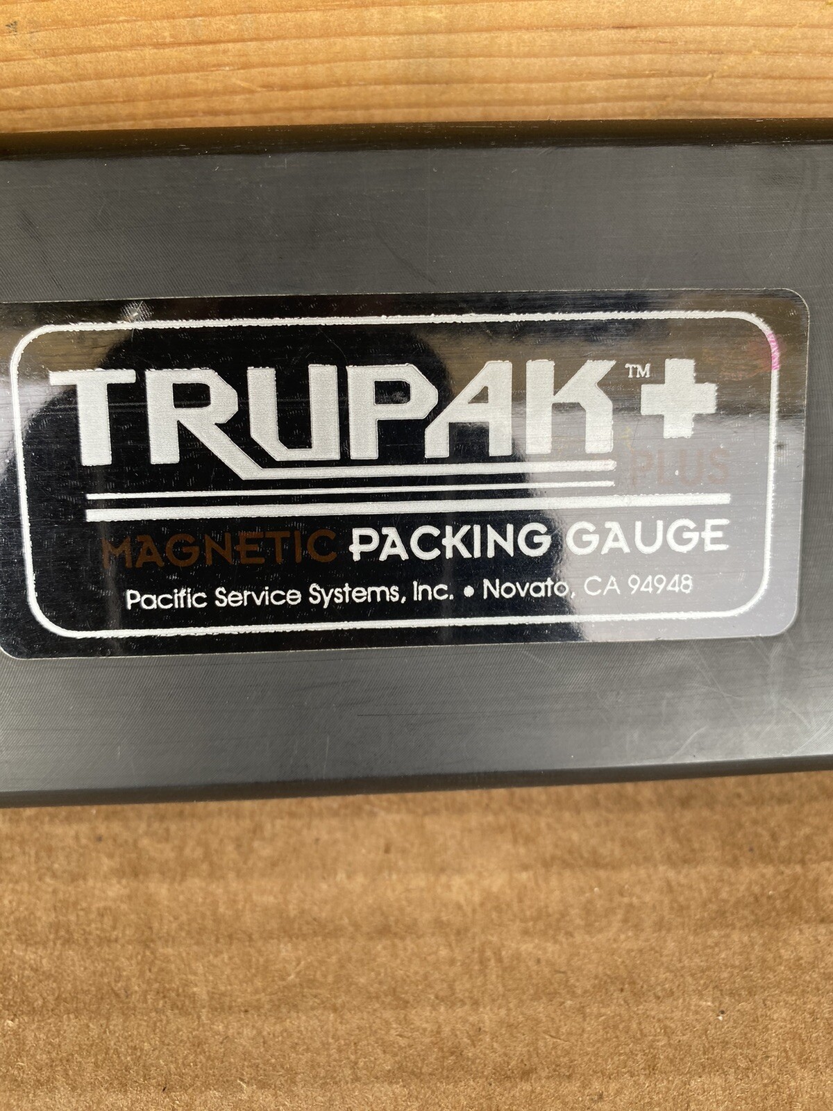 Trupak Magnetic Press Packing Paper Gauge Preowned