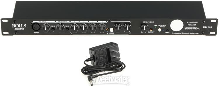 Rolls RM169 6-channel Rackmount Mixer with Bluetooth
