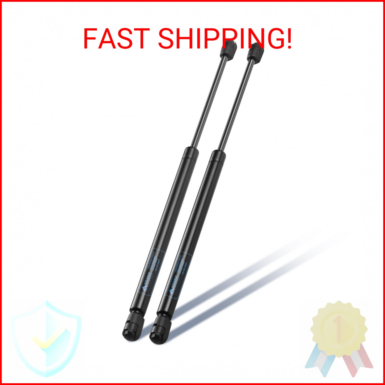 ARANA c16-06874 Gas Struts 17 inch 40 Lb, Leer Topper Gas Struts c16-33312, ML36