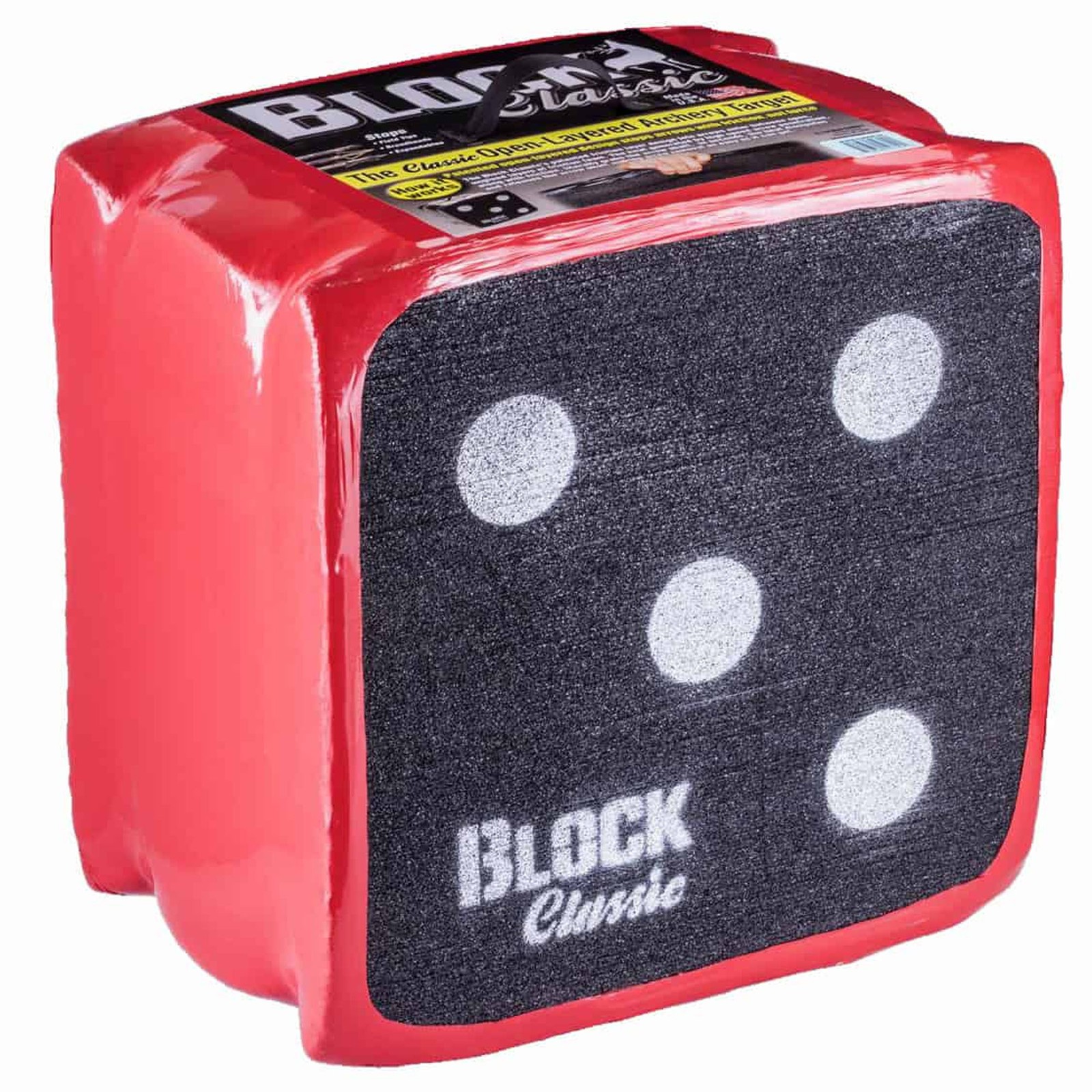 BLOCK Classic 18 Archery Target, 18" x 13.5" x 18", Lightweight and Portable
