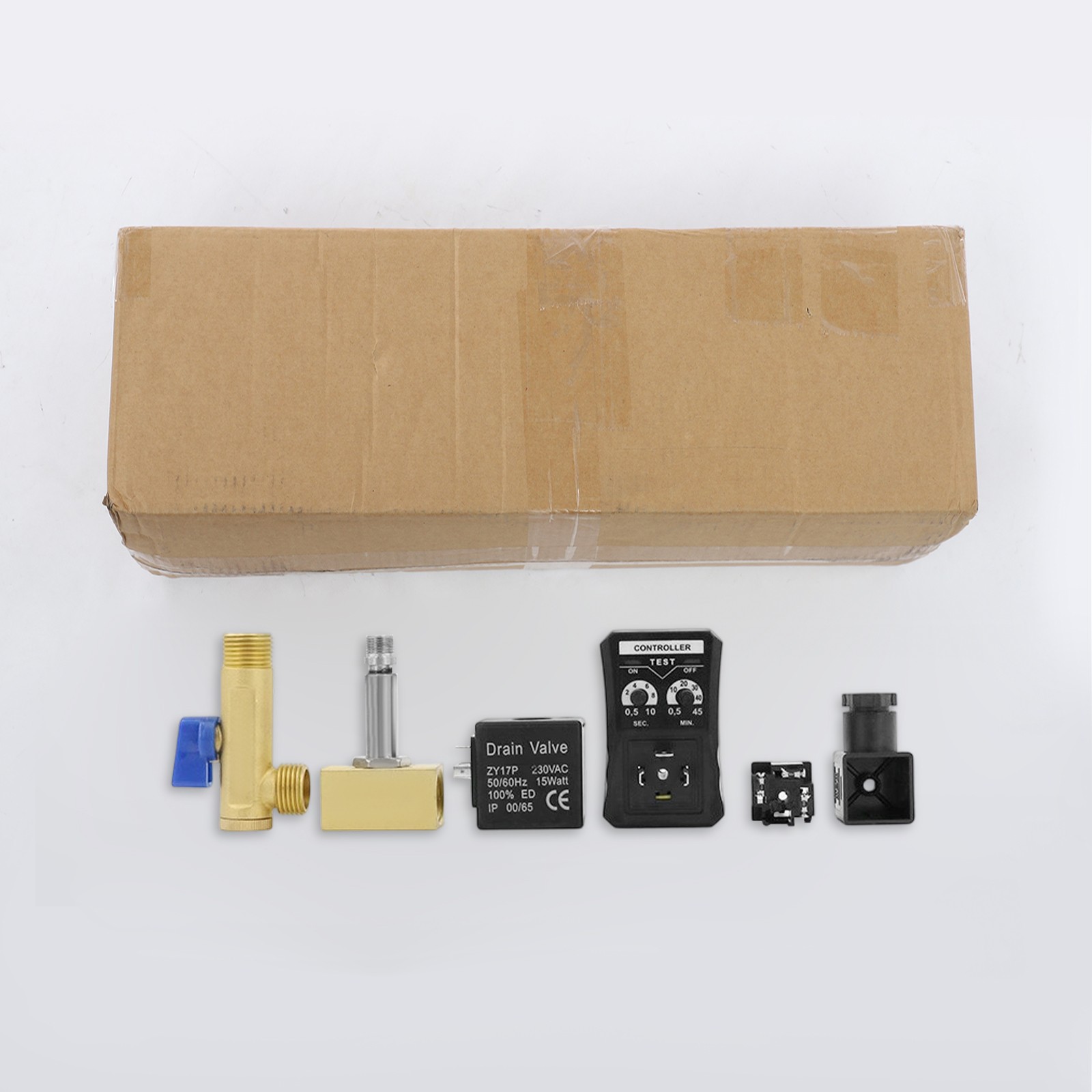 Ac110V 1/2" Automatic Electronic Timed Air Compressed Drain Valve For Dryer