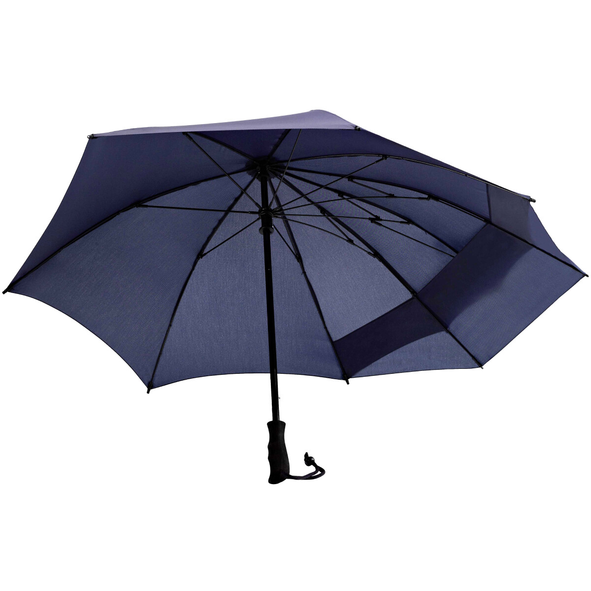 EuroSCHIRM Swing Backpack Umbrella (Navy Blue) with Extended Canopy for Hiking