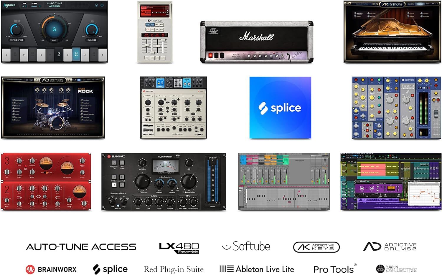 Focusrite Scarlett 2i2 Studio 4th Gen USB Audio Interface with Complete Bundle