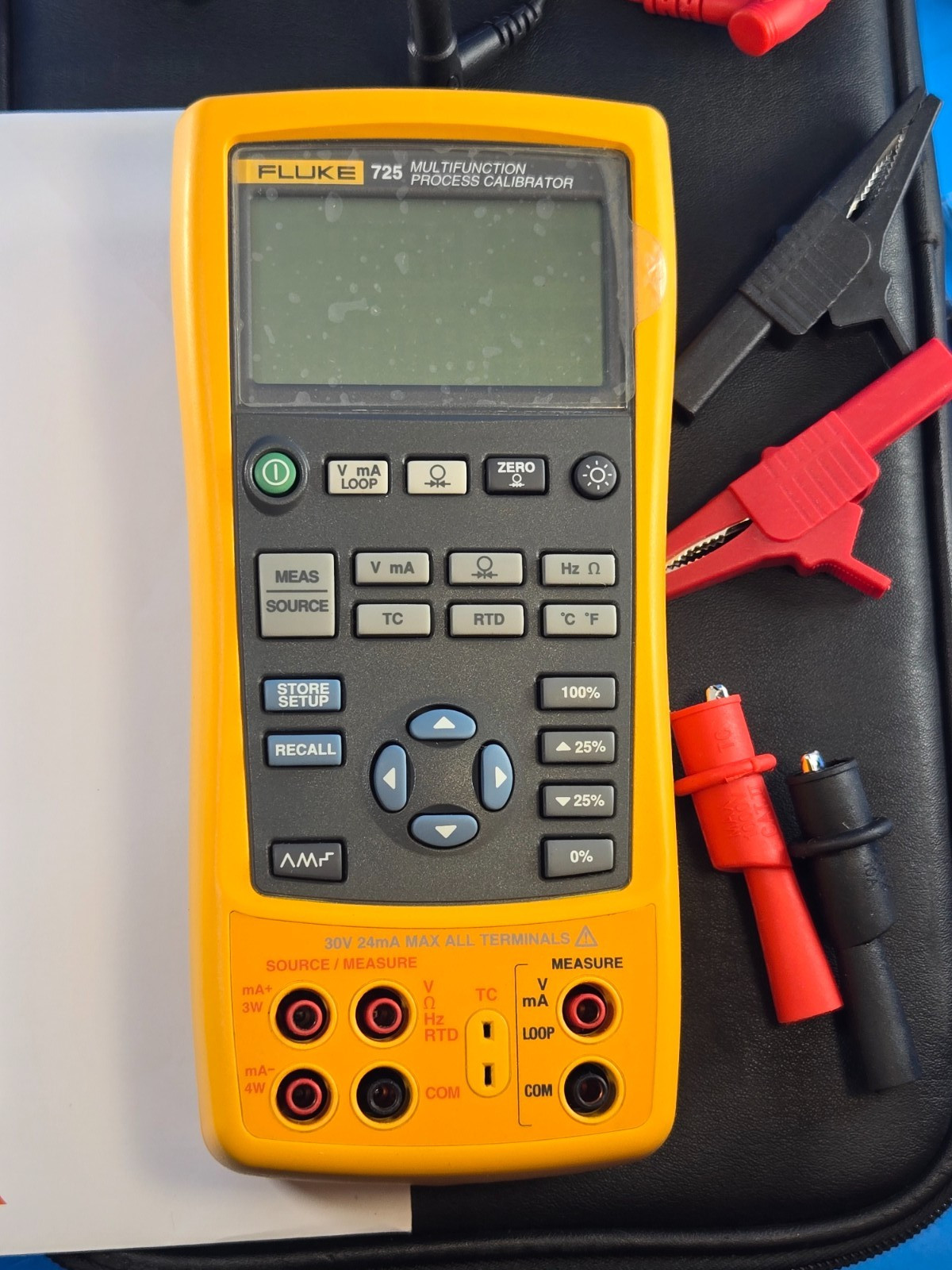 Fluke 725 Multifunction Process Calibrator Meter - Calibrated June 2-26 w Data +