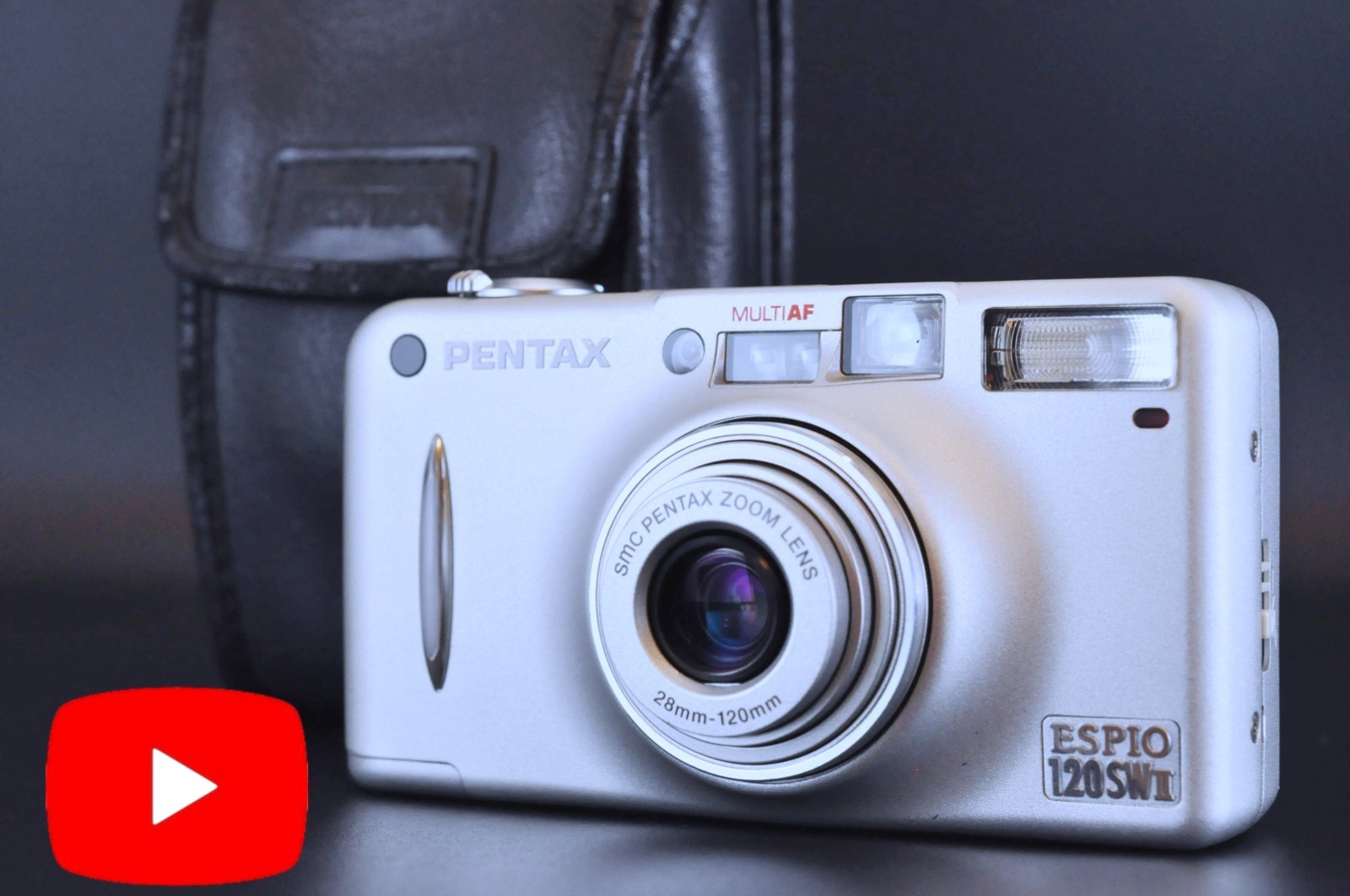 [1-Yr Warranty] PENTAX ESPIO 120SW II Silver 35mm Compact Film Camera From JAPAN