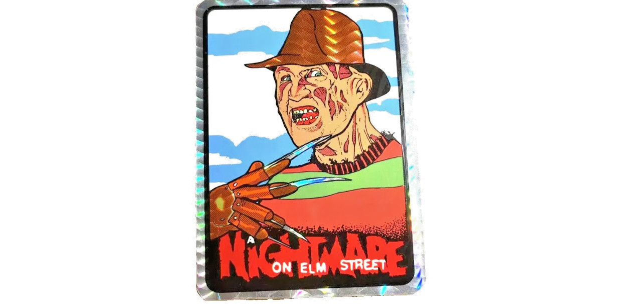 Nightmare On Elm Street Freddy Krueger Rookie RC Vending Machine Horror Sticker
