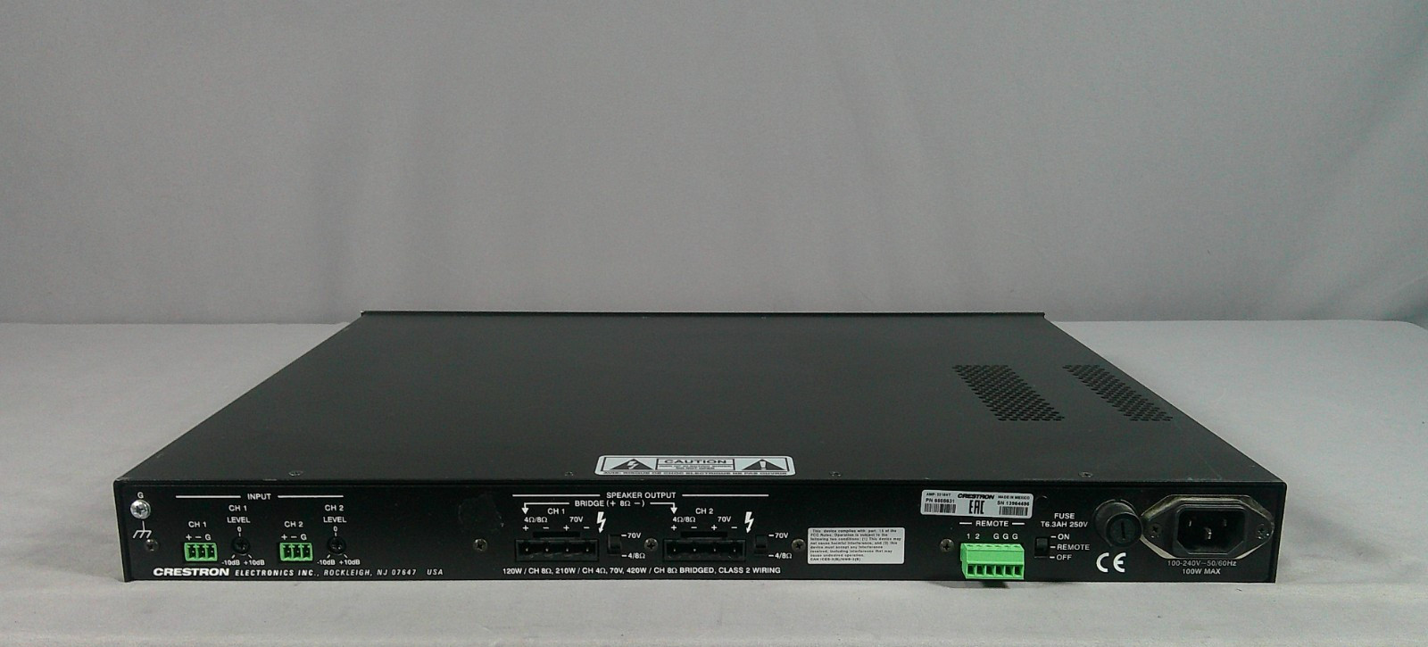 Crestron AMP-2210HT Power Amplifier Rackmount ***USED EXCELLENT***