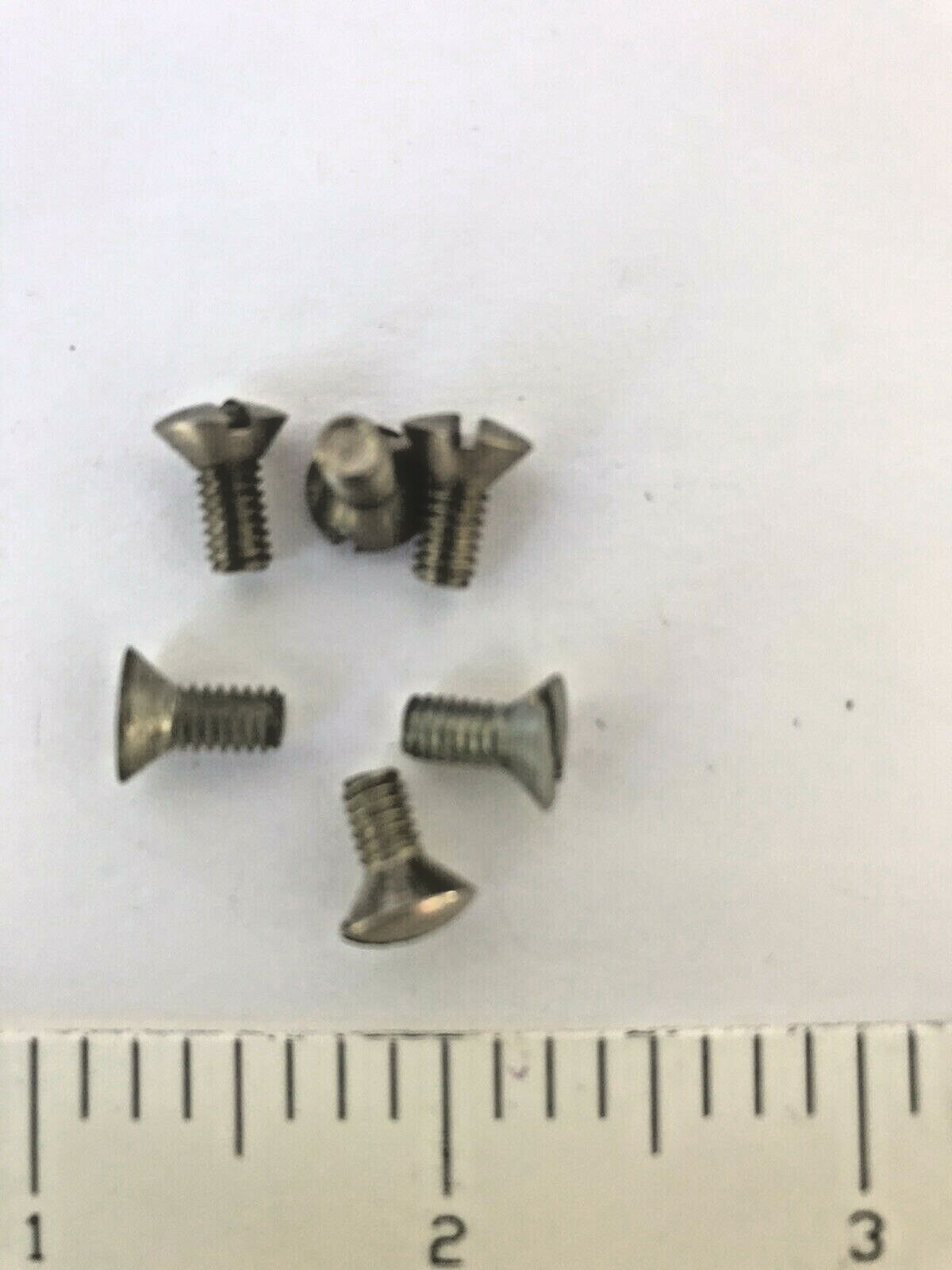 SIX (6) BINKS # 20-3266 MACHINE SCREWS FOR :  MODEL # 37-478  VERTICAL AIR MOTOR