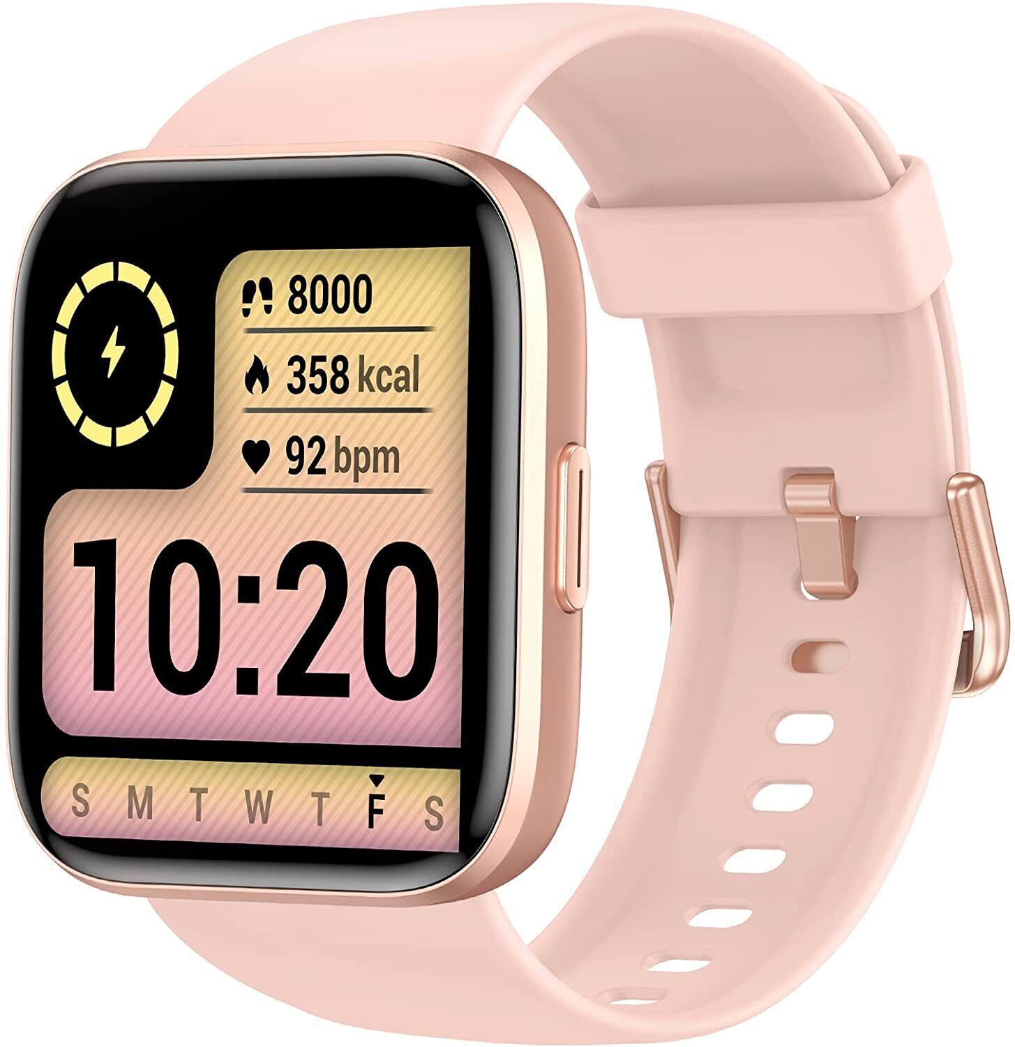 Stiive Smart Watch Touchscreen Fitness Tracker with Heart Rate & SpO2 Monitor
