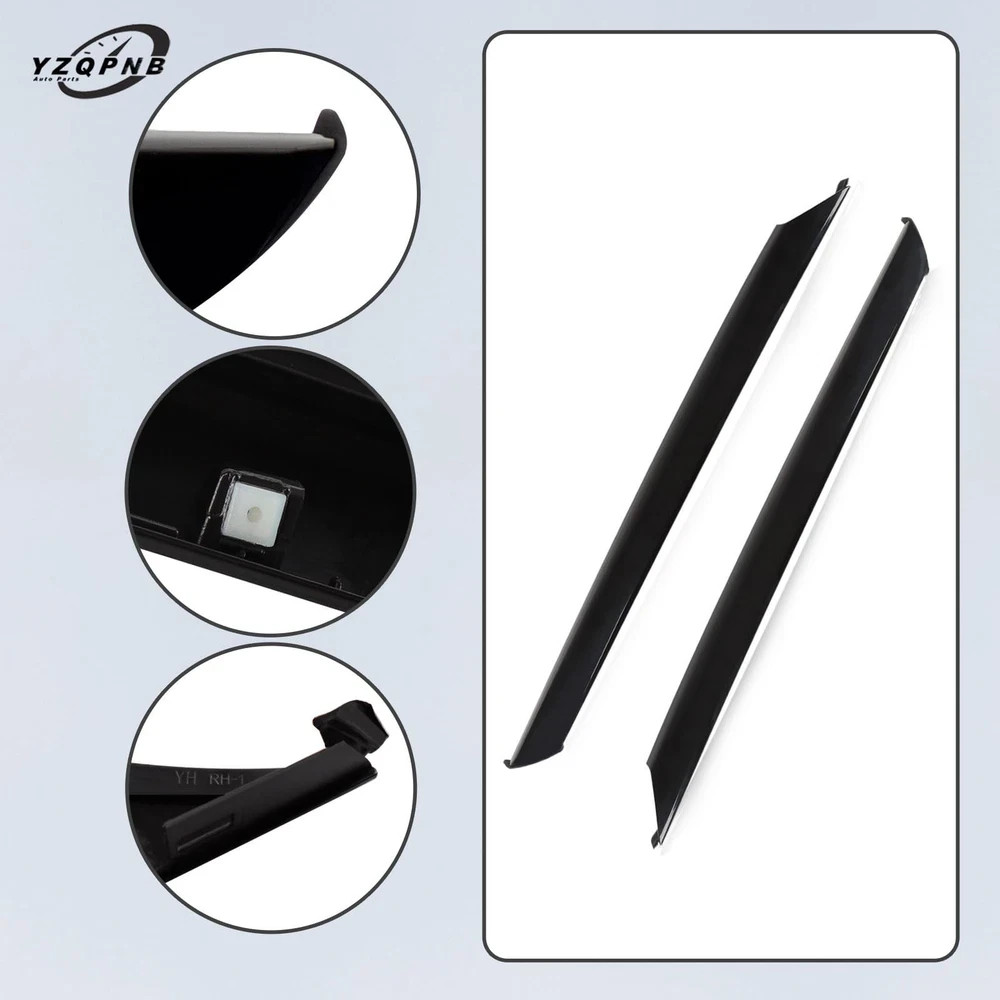 A Pillar Trim Compatible with 2020-2025 Ford Explorer,Window Windshield Moldi...